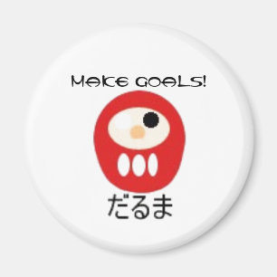 daruma, machen Ziele! Magnet