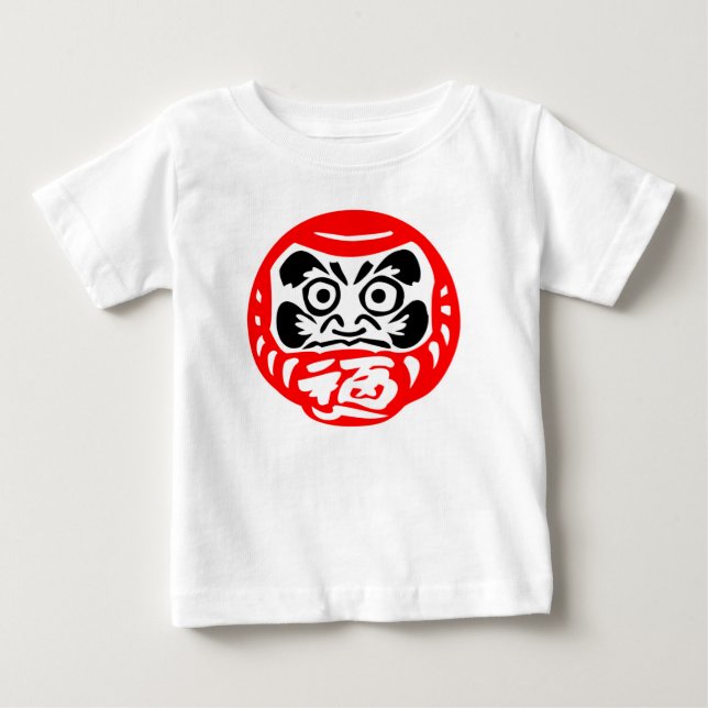 Daruma-Puppe Baby T-shirt (Vorderseite)