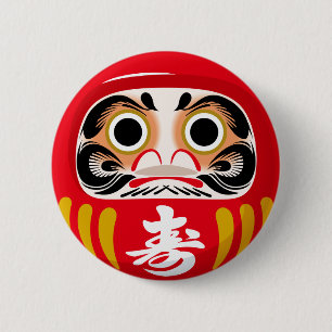 Daruma Puppe Button