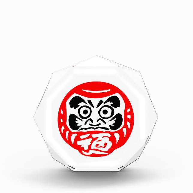 Daruma-Puppe Fotoblock (Vorderseite)