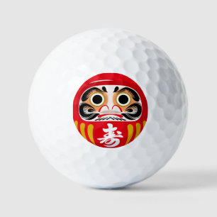 Daruma-Puppe (traditioneller japanischer Glücksbri Golfball