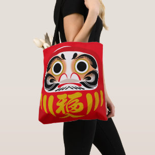 Daruma-Puppe (traditioneller japanischer Glücksbri Tasche