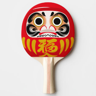 Daruma-Puppe (traditioneller japanischer Glücksbri Tischtennis Schläger