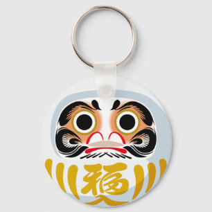 Daruma-Puppe (traditioneller japanischer viel Glüc Schlüsselanhänger