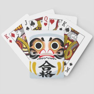 Daruma-Puppe (traditioneller japanischer viel Glüc Spielkarten