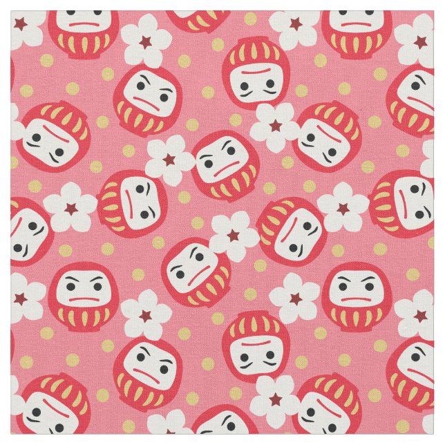 Daruma Stoff (Nahaufnahme)