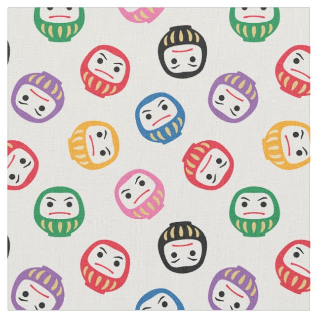 Daruma Stoff (Nahaufnahme)
