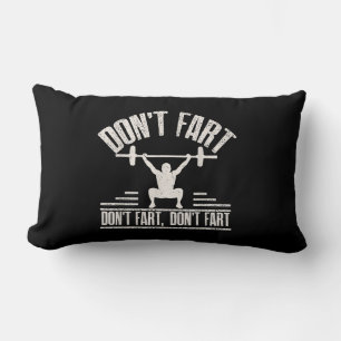 darunter Fart Funny Ness Gym Workout Weights Squat Lendenkissen