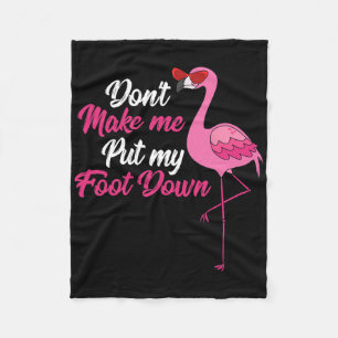 darunter Make Me Foot Down Cool Flamingo Cute Hall Fleecedecke