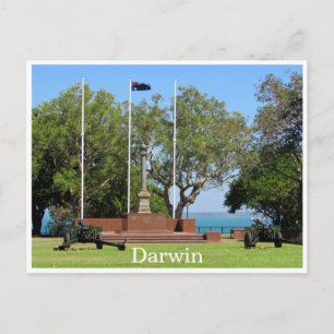 Darwin Cenotaph Postkarte