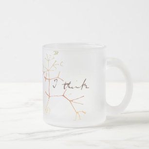 Darwin, denke ich Baum an das Leben Mattglastasse