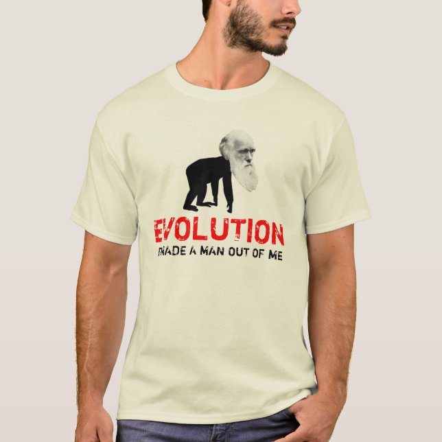 Darwin-Evolution T-Shirt (Vorderseite)