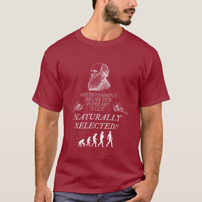 Darwin Evolution T - Shirt feiert das Genie des (Vorderseite)