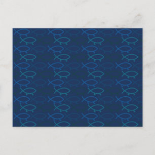 Darwin Fish Postkarte