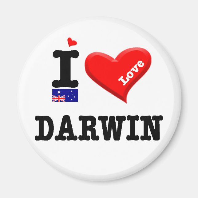 DARWIN I Liebe Magnet (Vorne)