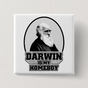 Darwin ist mein Homeboy Button
