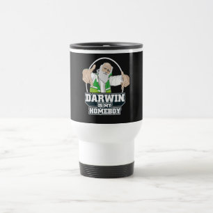 Darwin ist mein Homeboy (farbenreich) Reisebecher