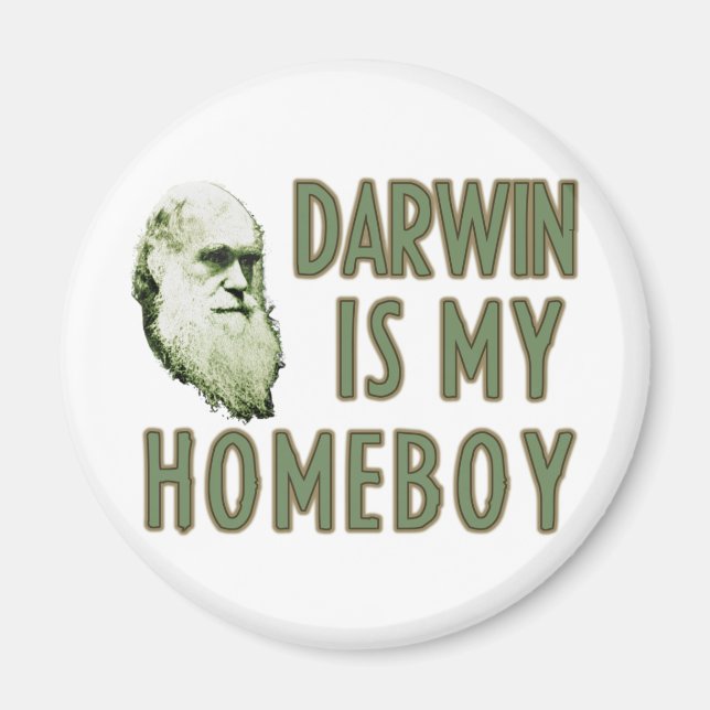Darwin ist mein Homeboy Magnet (Vorne)