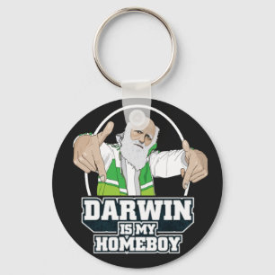 Darwin ist meine Hausfrau (Vollfarbe) Schlüsselanhänger
