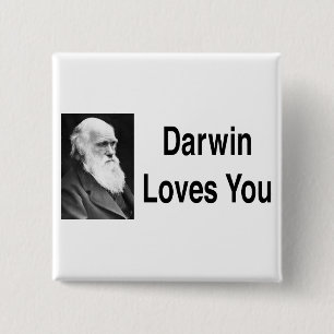 Darwin-Lieben Sie 2 Button