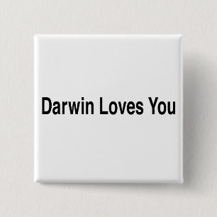 Darwin-Lieben Sie Button