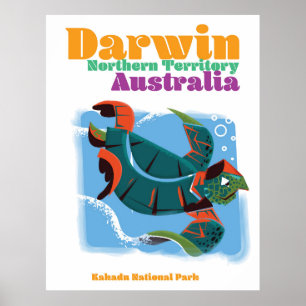 Darwin, Northern Territory Australia travel poster