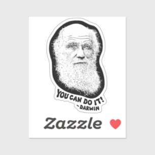 Darwin - Sie können es tun Aufkleber