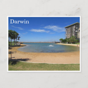 Darwin Strand Postkarte