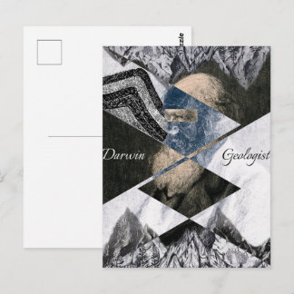 Darwin war Geologe Postcard Postkarte