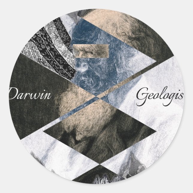 Darwin war Geologe und Sticker (Vorderseite)
