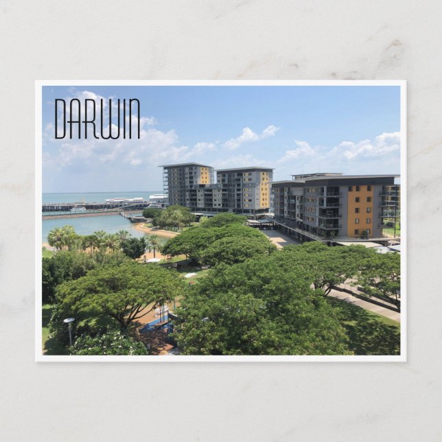 Darwin Water Front nt Postkarte (Vorderseite)