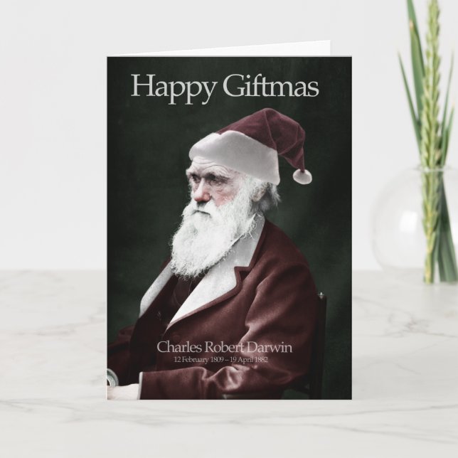 Darwin Xmas Card Feiertagskarte (Vorderseite)