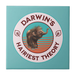 Darwins haarigste Theorie Süßes Wollmammut  Fliese