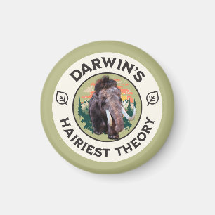 Darwins haarigste Theorie Wolliges Mammut Magnet