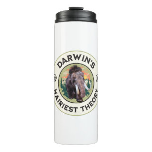 Darwins haarigste Theorie Wolliges Mammut  Thermosbecher
