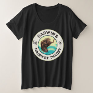 Darwins hellste Theorie Niedlich Wooly Mammoth Große Größe T-Shirt
