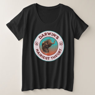 Darwins hellste Theorie Niedlich Wooly Mammoth Große Größe T-Shirt