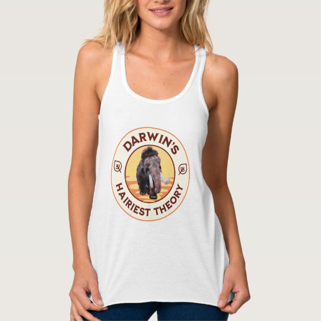 Darwins hellste Theorie Niedlich Wooly Mammoth Tank Top (Vorderseite)