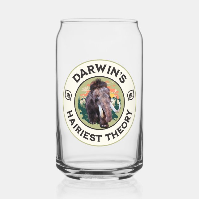 Darwins hellste Theorie Wooly Mammoth Dosenglas (Vorderseite)