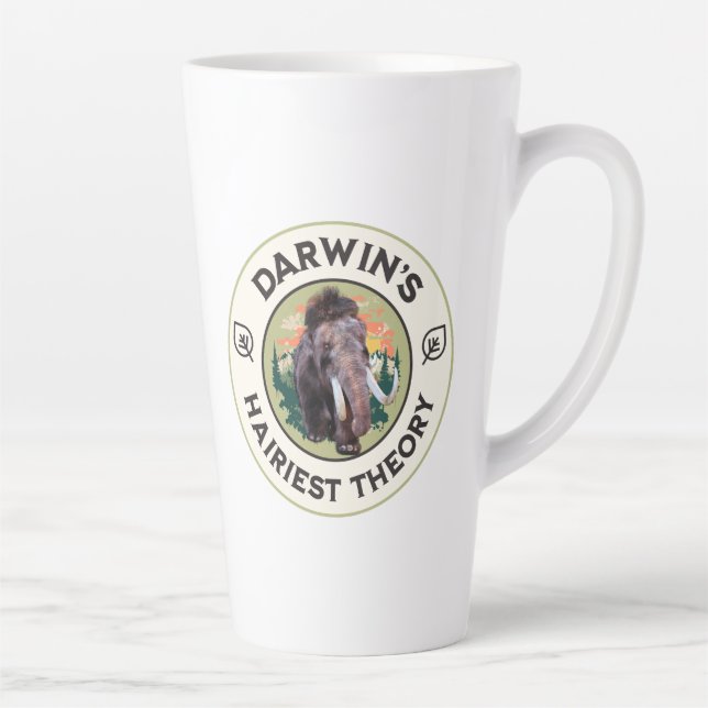 Darwins hellste Theorie Wooly Mammoth Milchtasse (Rechts)
