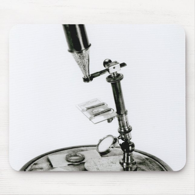 Darwins Mikroskop Mousepad (Vorne)