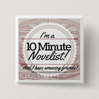 Das 10 winzige Novelists-offizielle Abzeichen! Button