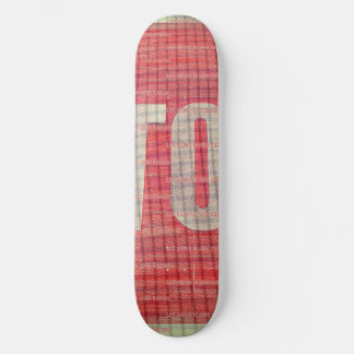 Das 13. Skultboard. Skateboard