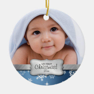 Das 1. Weihnachten des Babys.  Addieren Sie Ihr Keramik Ornament