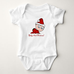 Das 1. Weihnachten des Babys Baby Strampler