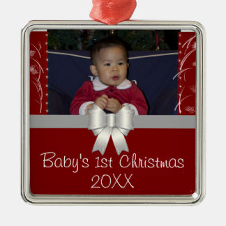 Das 1. Weihnachten des Babys Ornament Aus Metall