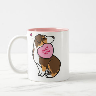 Das 2015-Australian des Valentinsgrußes Zweifarbige Tasse