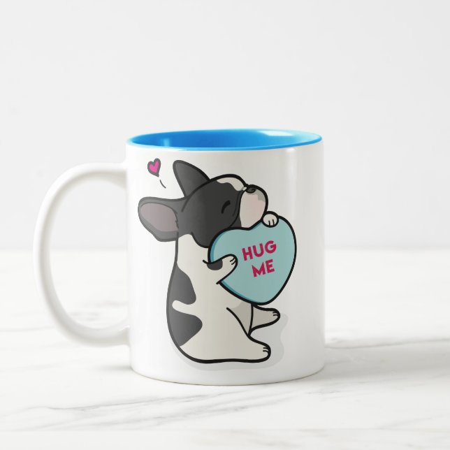 Das 2015-French des Valentinsgrußes Zweifarbige Tasse (Links)