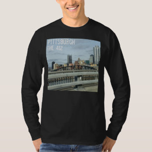 Das 412 Pittsburgh View Long Sleeve T-Shirt Mens