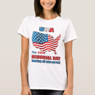 Das 4. Memorial Day-Shirt für Frauen T-Shirt